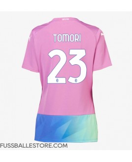 Günstige AC Milan Fikayo Tomori #23 3rd trikot Damen 2023-24 Kurzarm